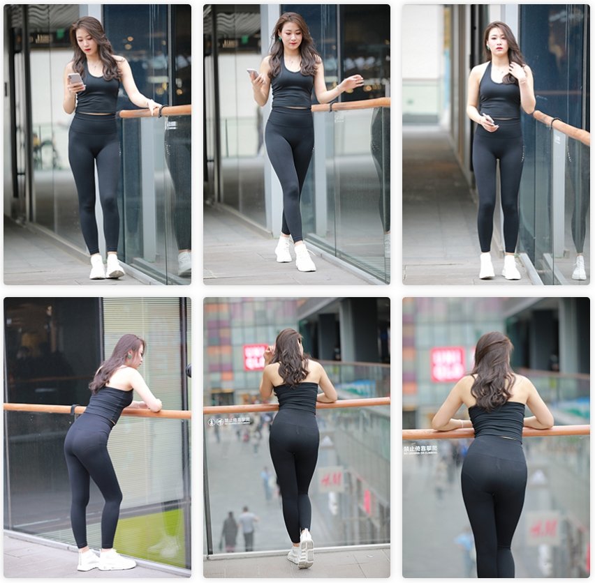 （视频）黑色紧身裤瑜伽翘臀美女[1.8G/MP4]