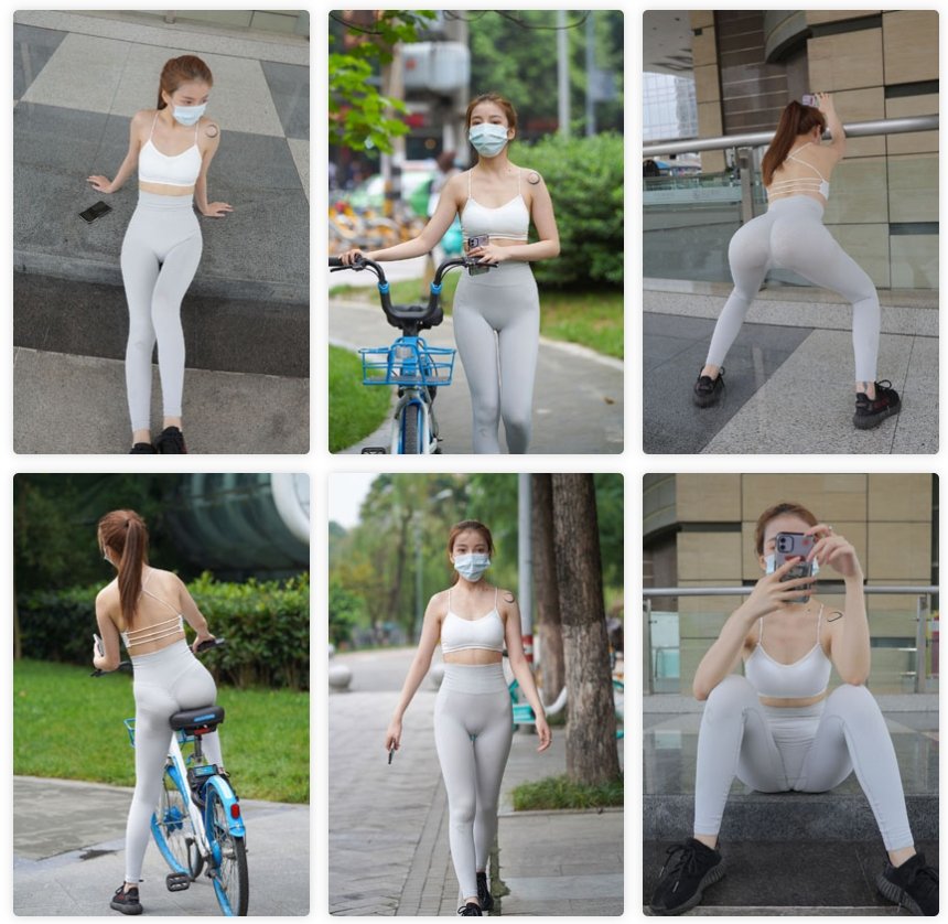 （视频）吊带紧身瑜伽裤翘臀美女[1.5G/MP4]021