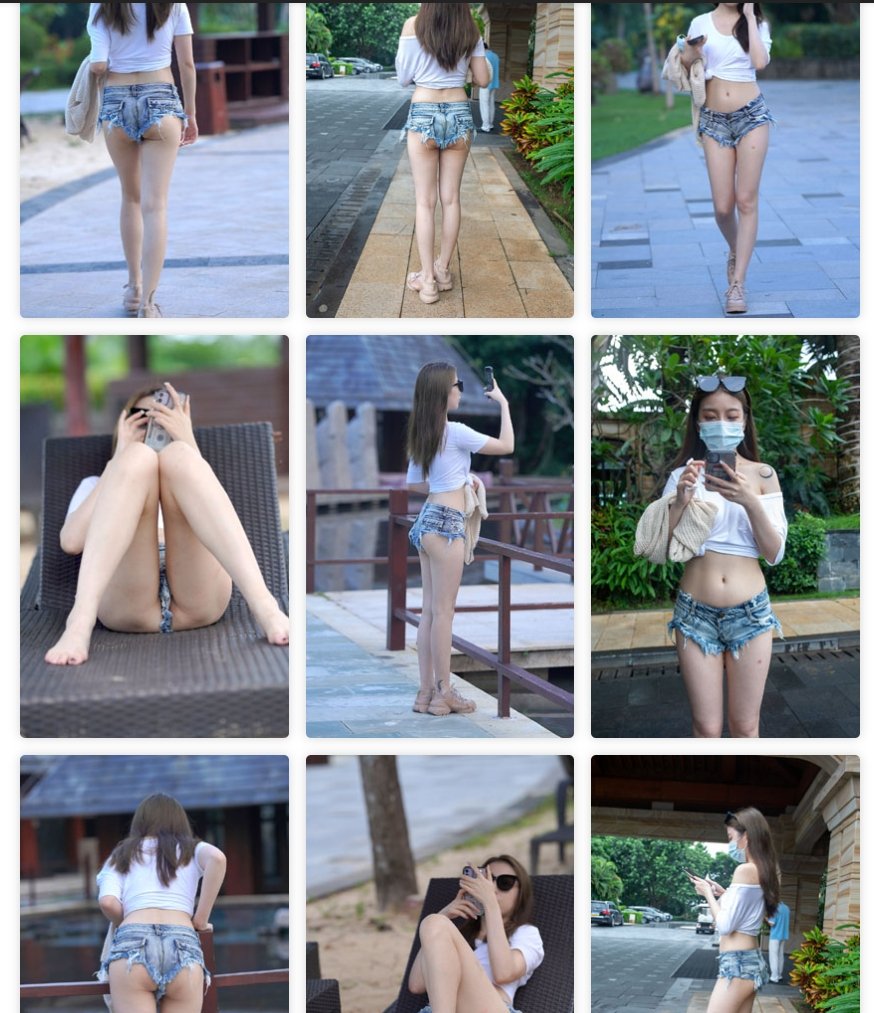 （视频）超短热裤翘臀长腿美女[1.44G/MP4]001