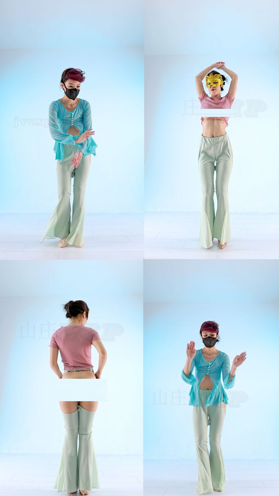 山庄VIP 顶流阿宴舞团科目三+爵士舞 4v-0.85G