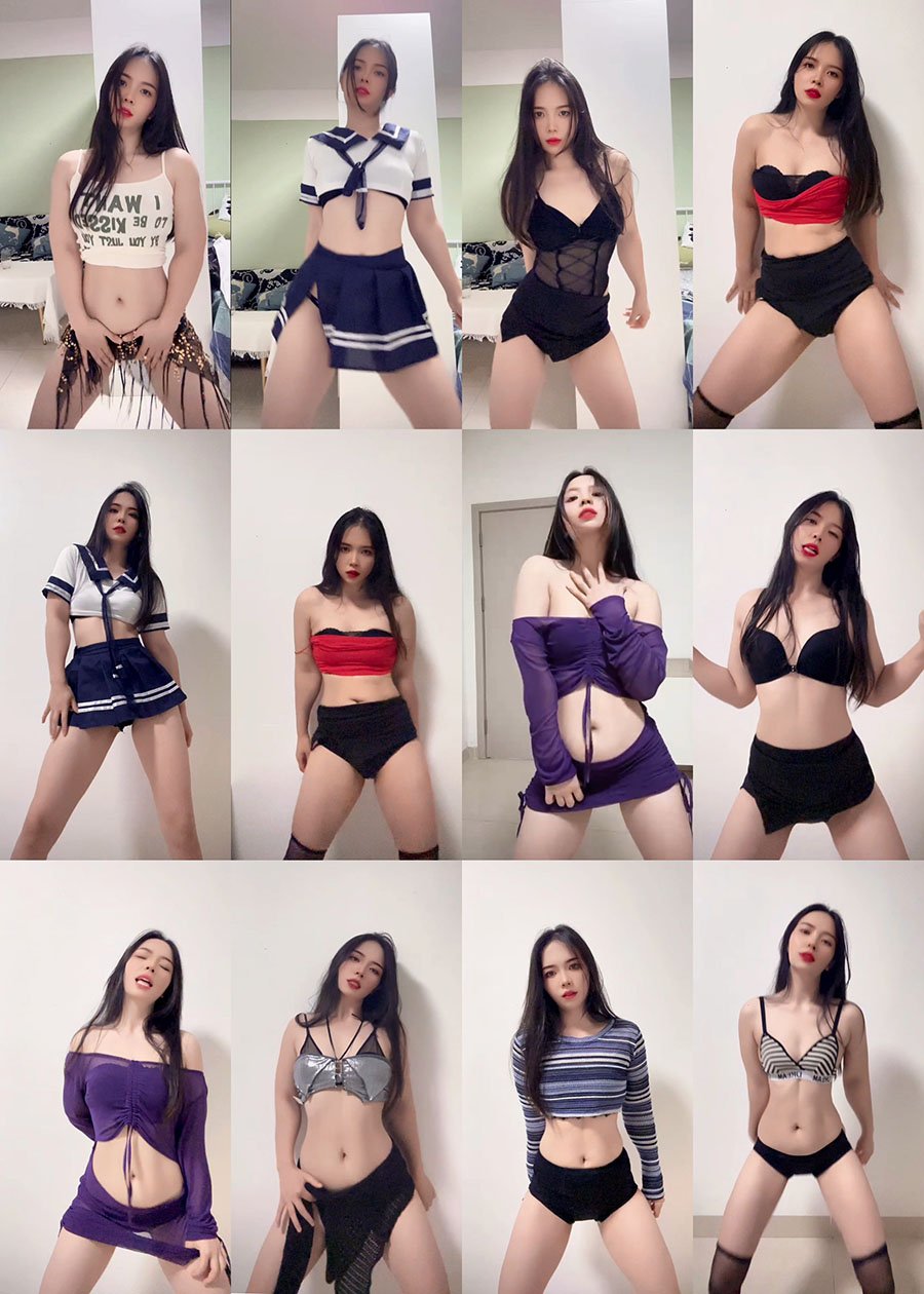 火力新团 笑笑 甜美模特内衣激情热舞 20V/3.48G